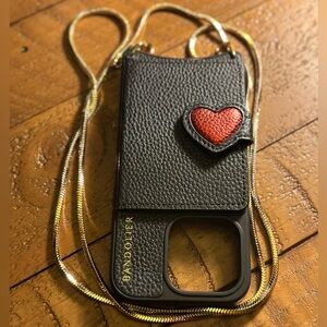 Gia Heart MagSafe Charging Crossbody Bandolier 14 IPhone Pro